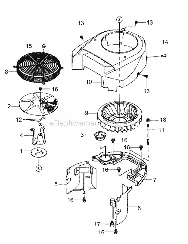 Fh680v-Bs29 Cooling Equipment Diagram and Parts List for M54-KW 53DB5DBW750 Cub Cadet Sprayer
